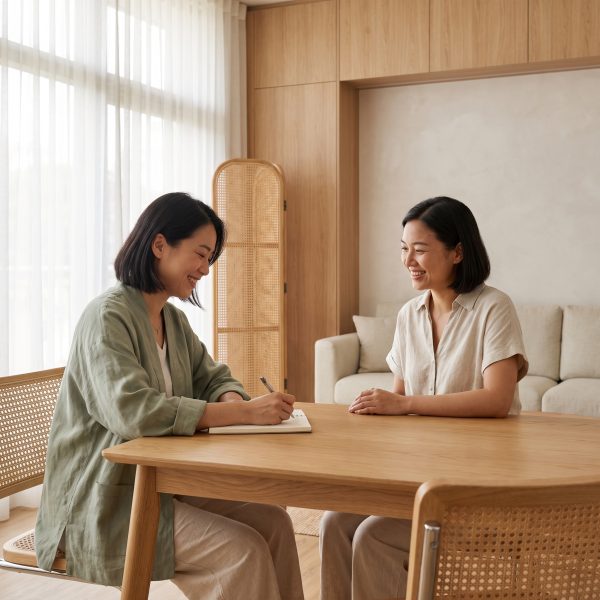 理疗师与患者 示意图